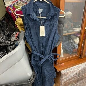 A New Day Blue denim dress with pockets